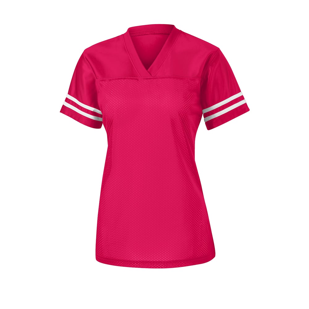 Sport - Tek LST307 PosiCharge Women's Replica Jersey with Sleeve Stripes - Gorvex.com