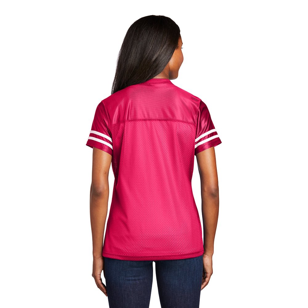 Sport - Tek LST307 PosiCharge Women's Replica Jersey with Sleeve Stripes - Gorvex.com