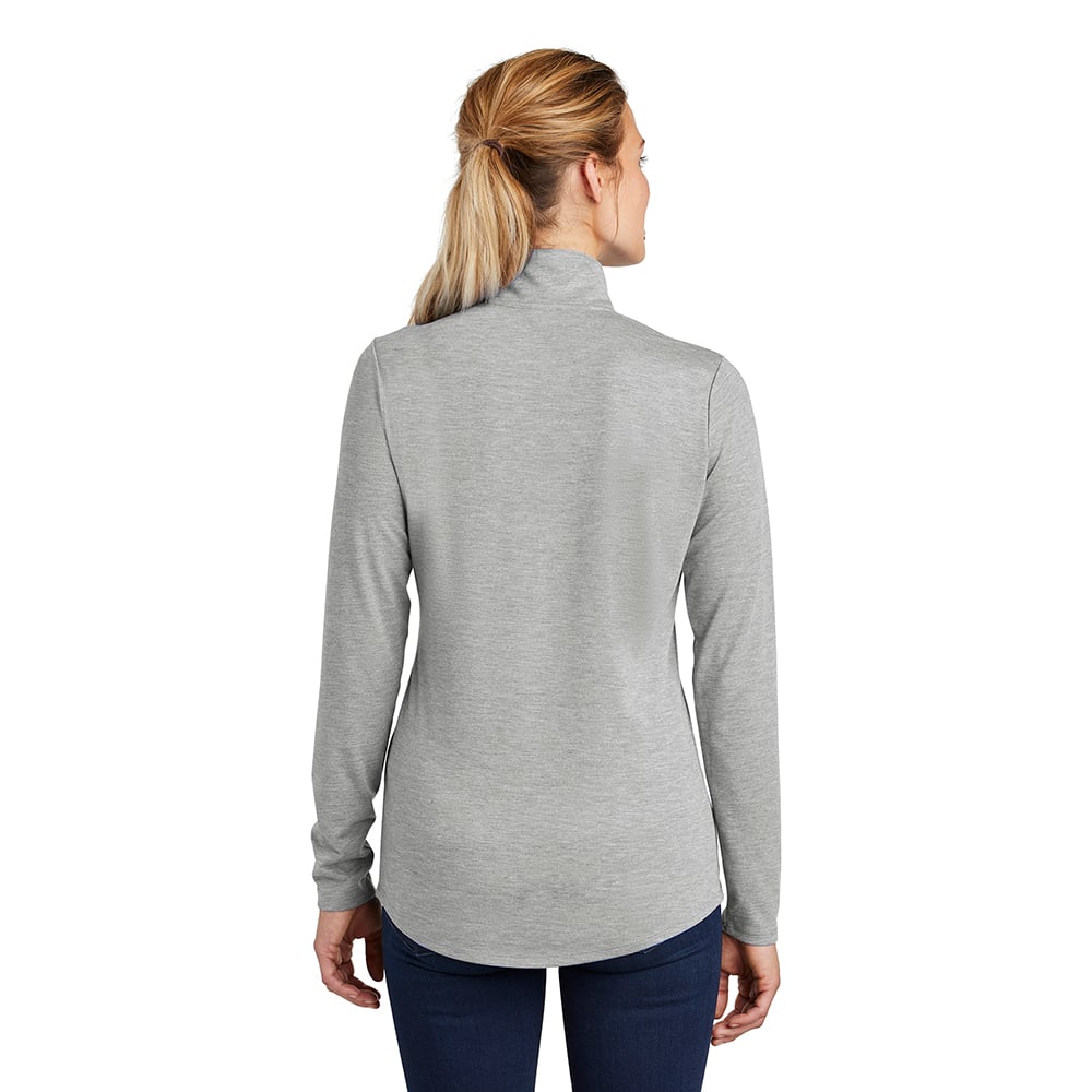 Sport - Tek LST407 PosiCharge Women's Tri - Blend Quarter - Zip Pullover - Gorvex.com