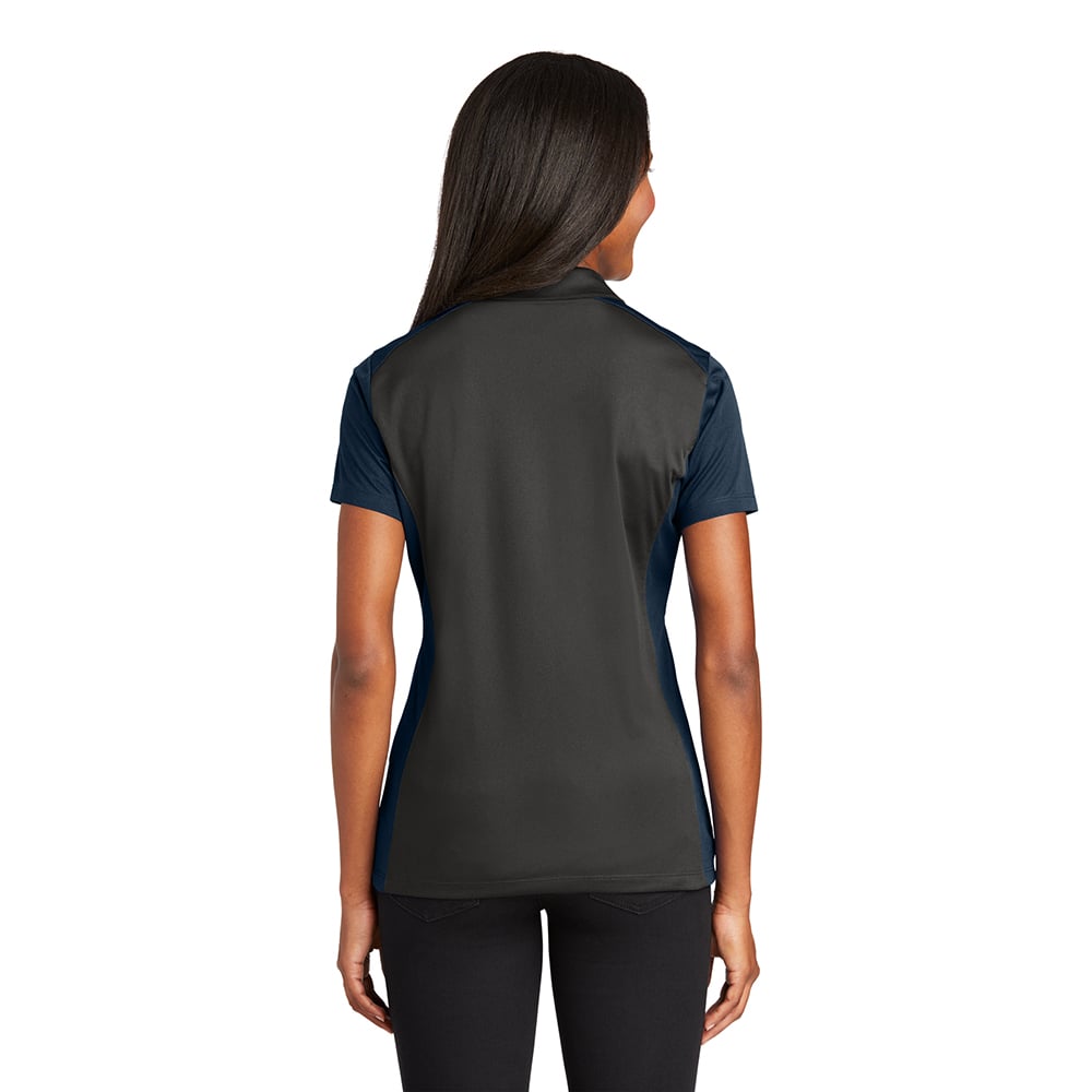 Sport - Tek LST652 Sport - Wick Women's Colorblock Micropique Polo - Gorvex.com