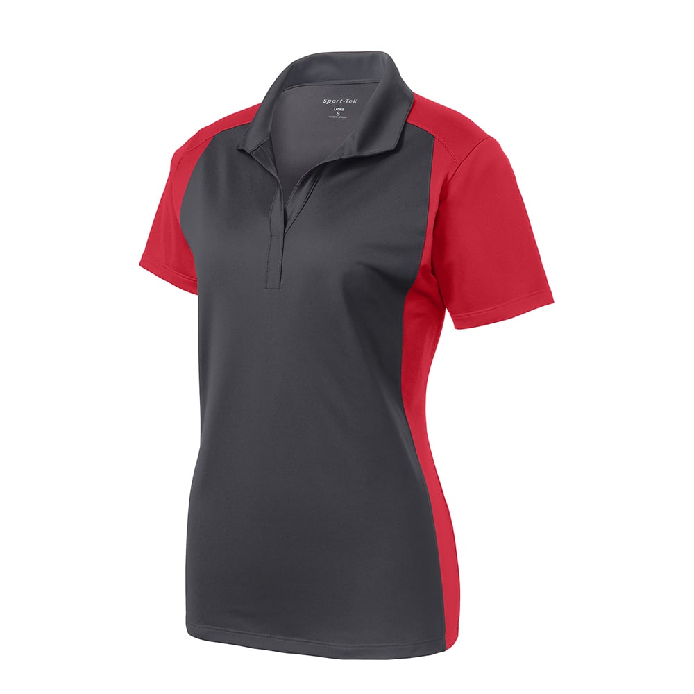 Sport - Tek LST652 Sport - Wick Women's Colorblock Micropique Polo - Gorvex.com