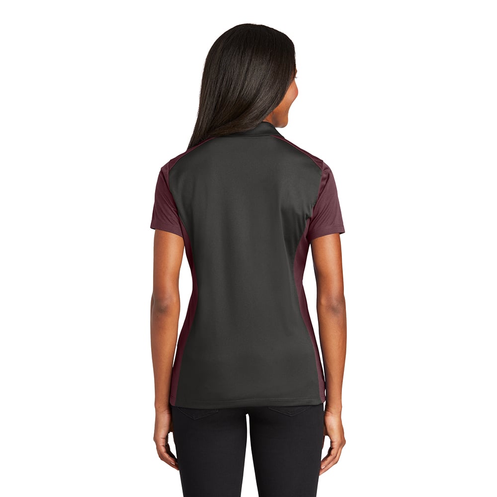 Sport - Tek LST652 Sport - Wick Women's Colorblock Micropique Polo - Gorvex.com