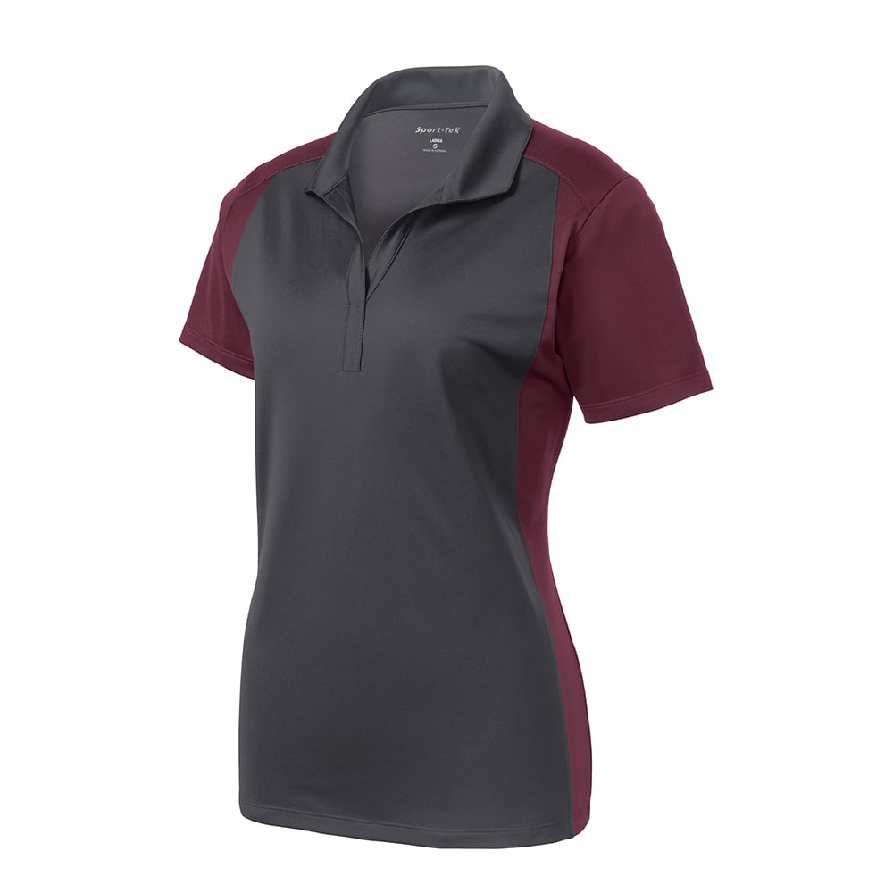 Sport - Tek LST652 Sport - Wick Women's Colorblock Micropique Polo - Gorvex.com