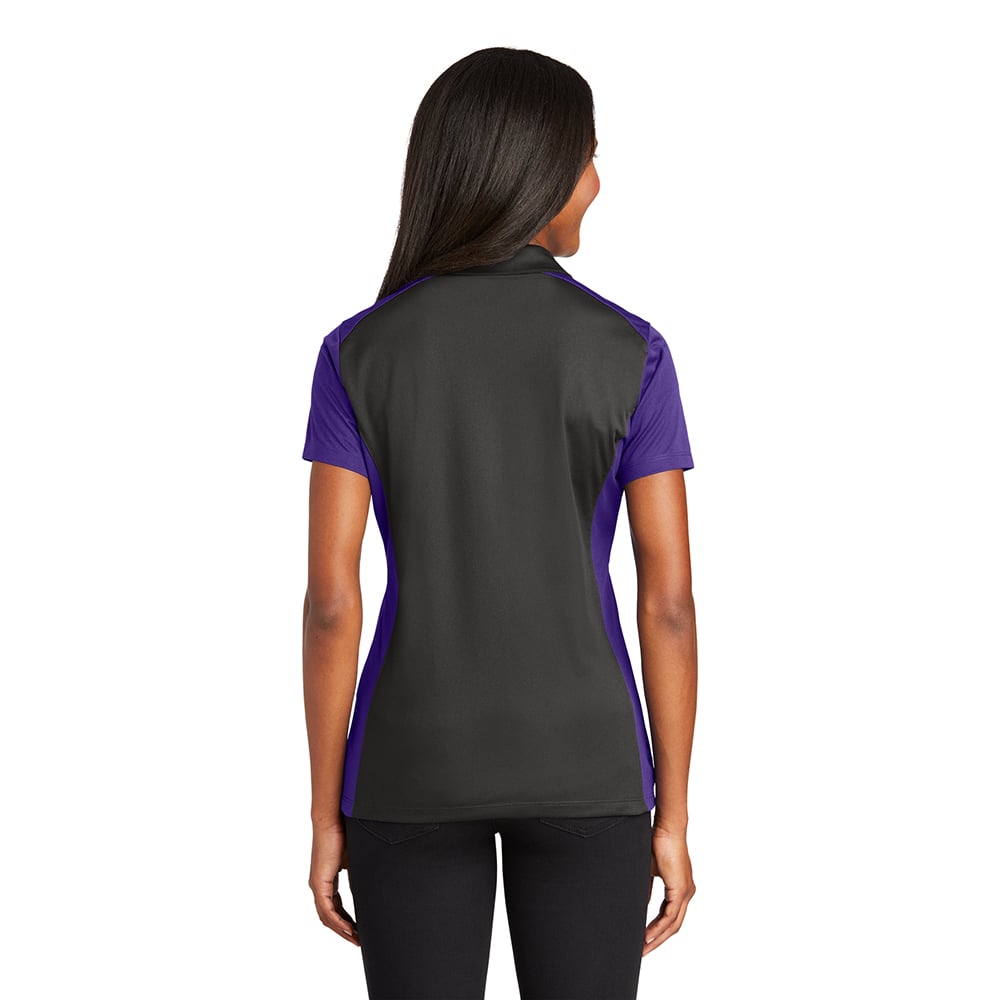 Sport - Tek LST652 Sport - Wick Women's Colorblock Micropique Polo - Gorvex.com