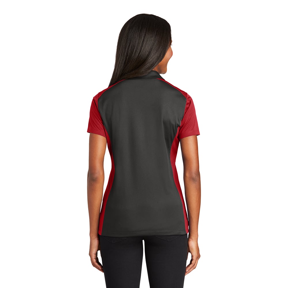 Sport - Tek LST652 Sport - Wick Women's Colorblock Micropique Polo - Gorvex.com