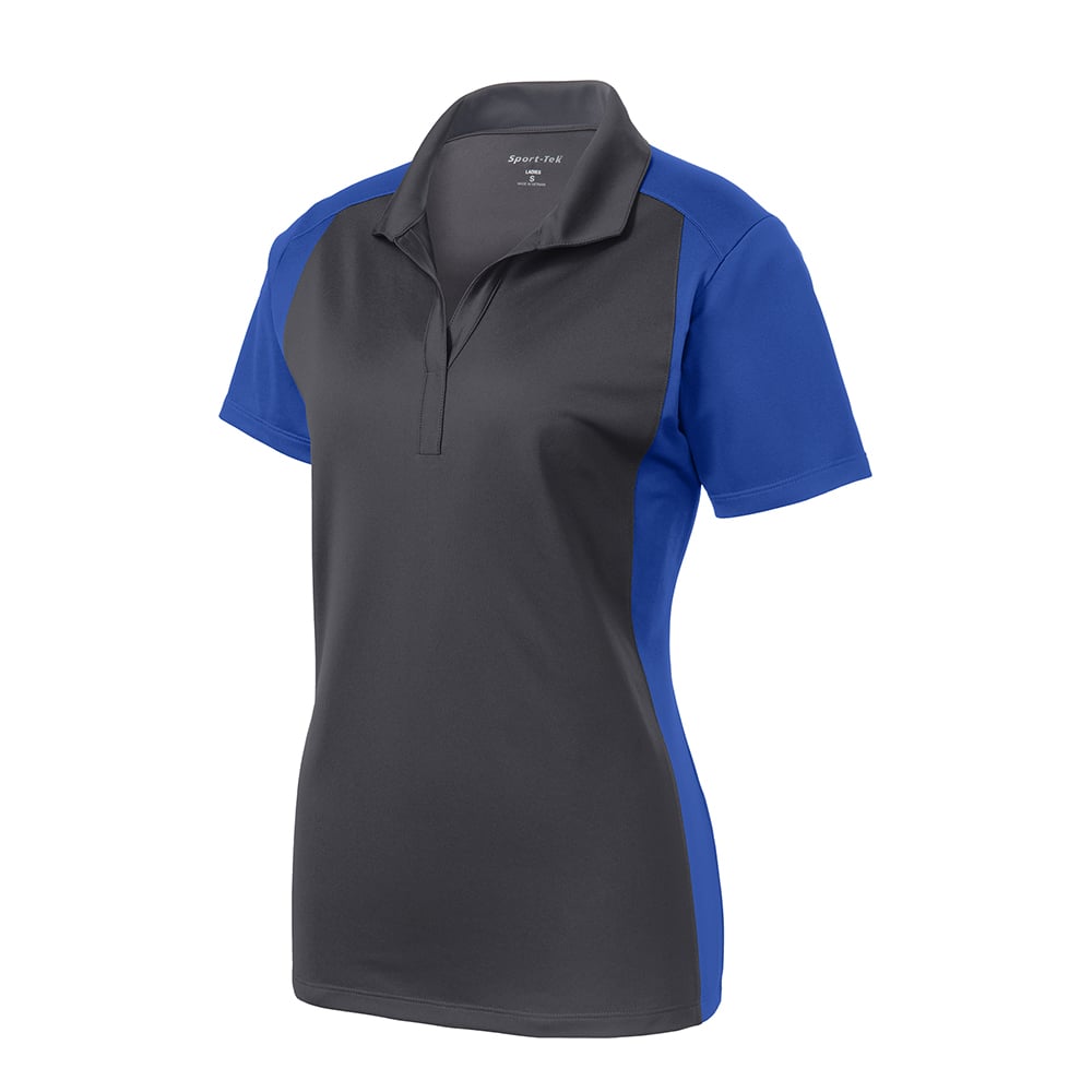 Sport - Tek LST652 Sport - Wick Women's Colorblock Micropique Polo - Gorvex.com