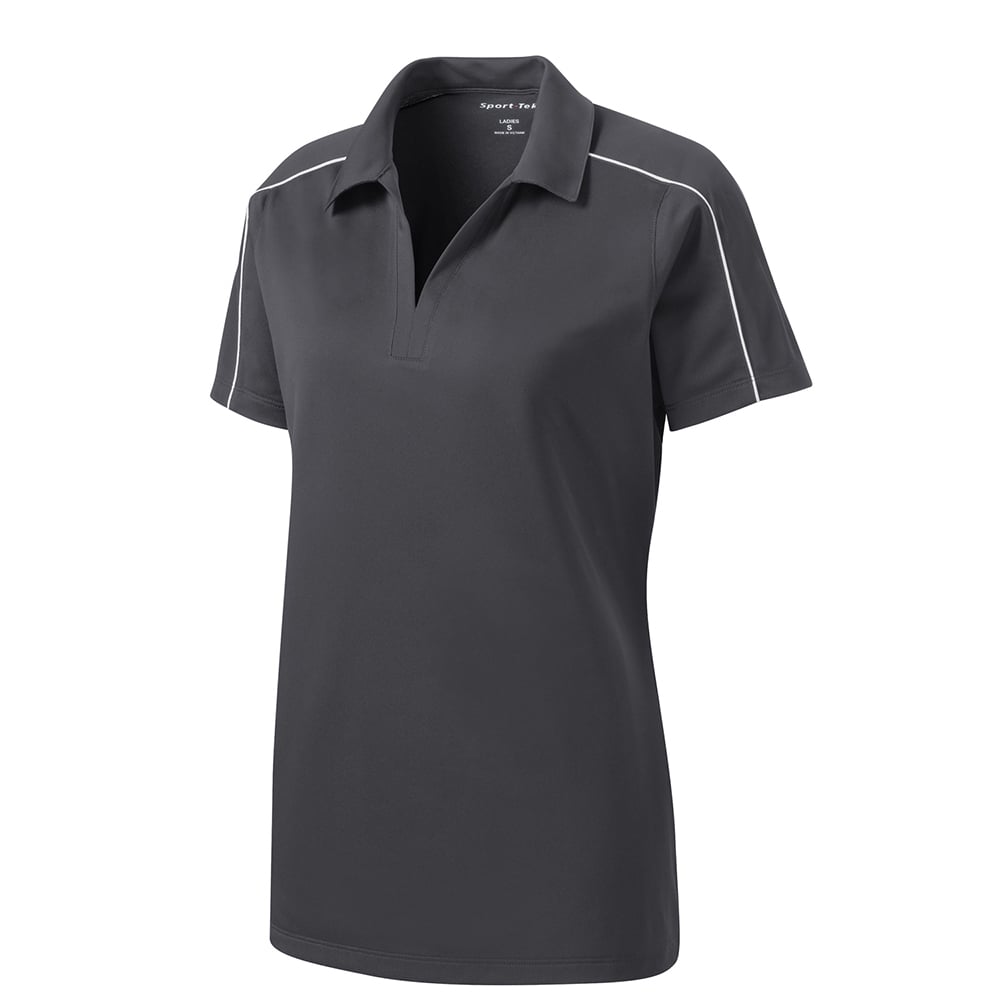 Sport - Tek LST653 Sport - Wick Women's Piped Micropique Polo - Gorvex.com