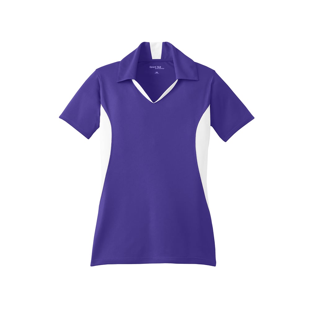 Sport - Tek LST655 Sport - Wick Women's Side Blocked Micropique Polo - Gorvex.com