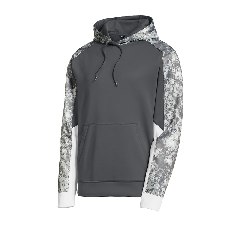 Sport - Tek ST231 Sport - Wick Mineral Freeze Colorblock Hooded Pullover - Gorvex.com