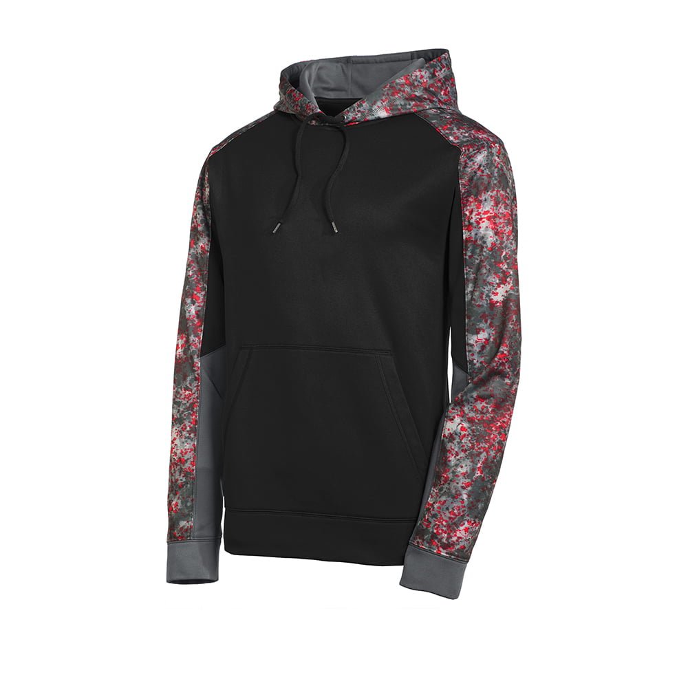 Sport - Tek ST231 Sport - Wick Mineral Freeze Colorblock Hooded Pullover - Gorvex.com