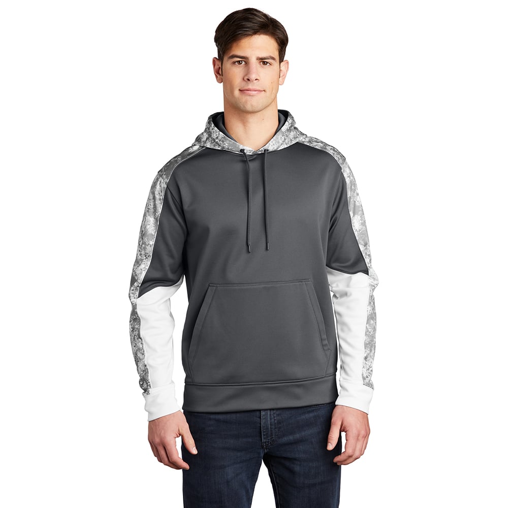 Sport - Tek ST231 Sport - Wick Mineral Freeze Colorblock Hooded Pullover - Gorvex.com