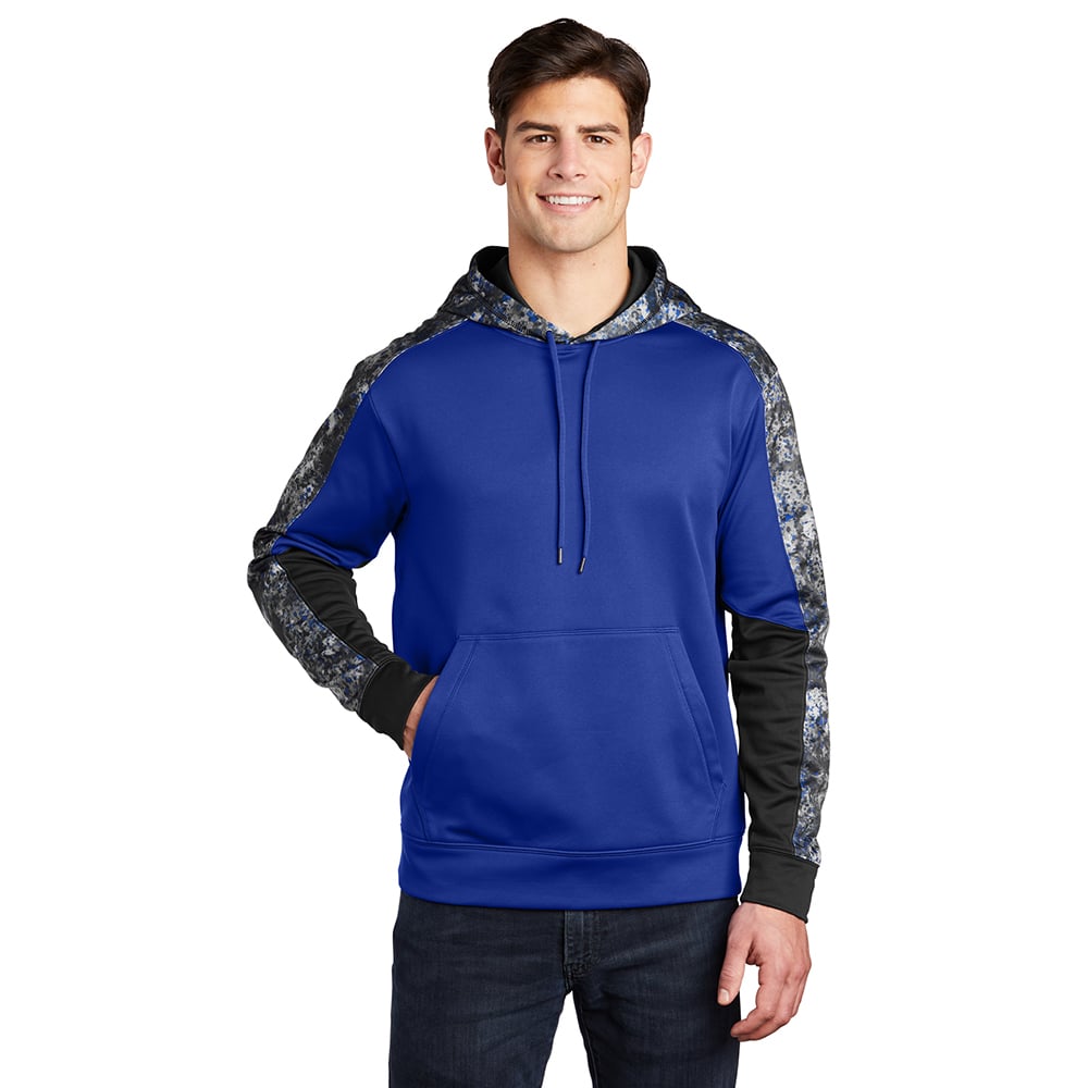 Sport - Tek ST231 Sport - Wick Mineral Freeze Colorblock Hooded Pullover - Gorvex.com