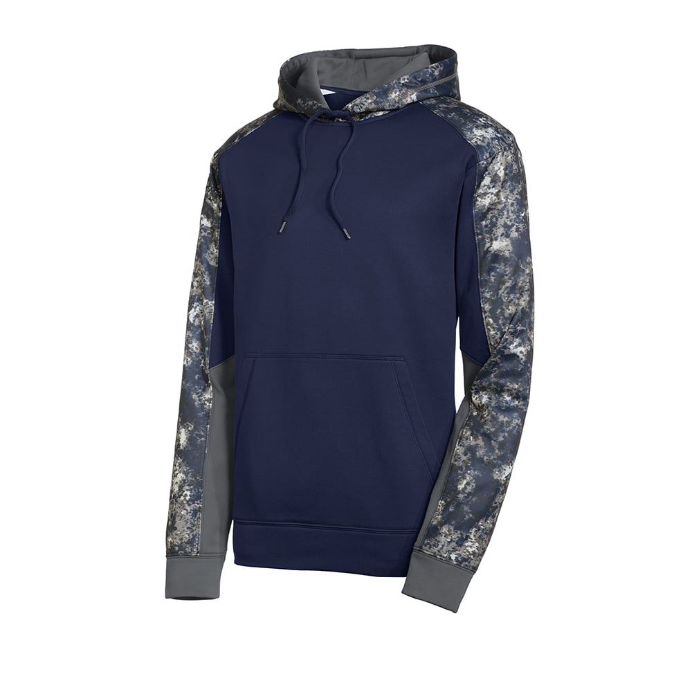 Sport - Tek ST231 Sport - Wick Mineral Freeze Colorblock Hooded Pullover - Gorvex.com