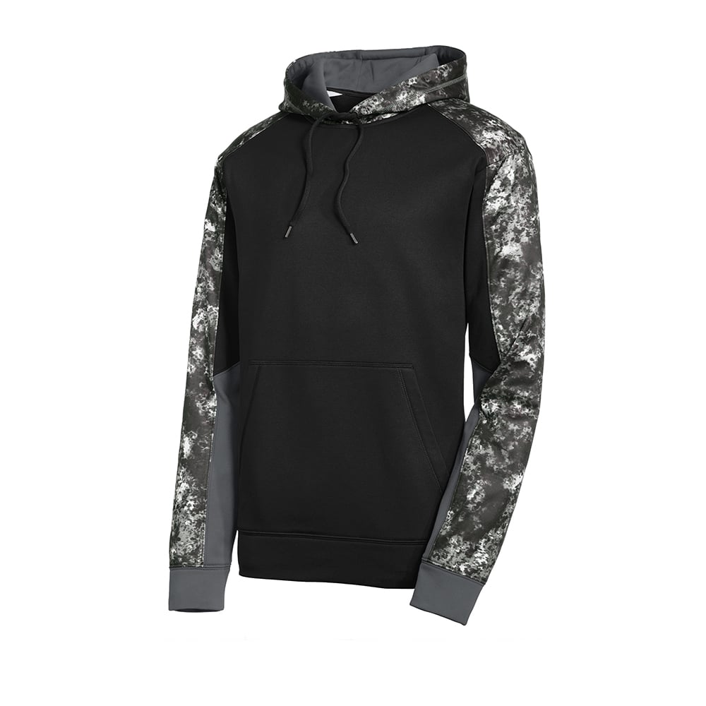Sport - Tek ST231 Sport - Wick Mineral Freeze Colorblock Hooded Pullover - Gorvex.com