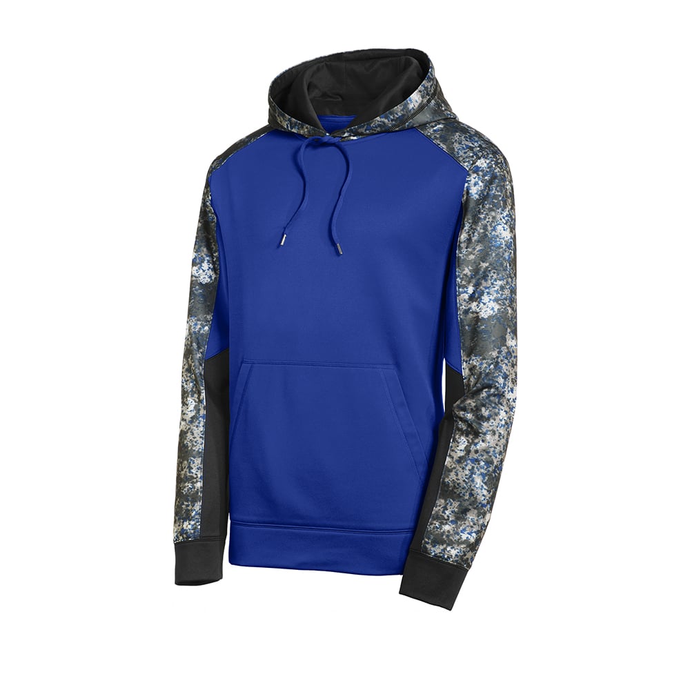 Sport - Tek ST231 Sport - Wick Mineral Freeze Colorblock Hooded Pullover - Gorvex.com