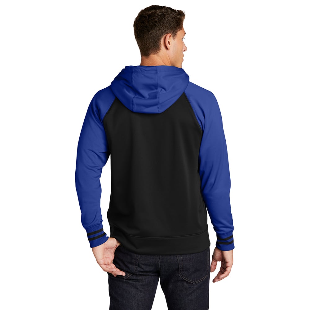 Sport - Tek ST236 Sport - Wick Colorblock Full - Zip Fleece Hooded Jacket - Gorvex.com