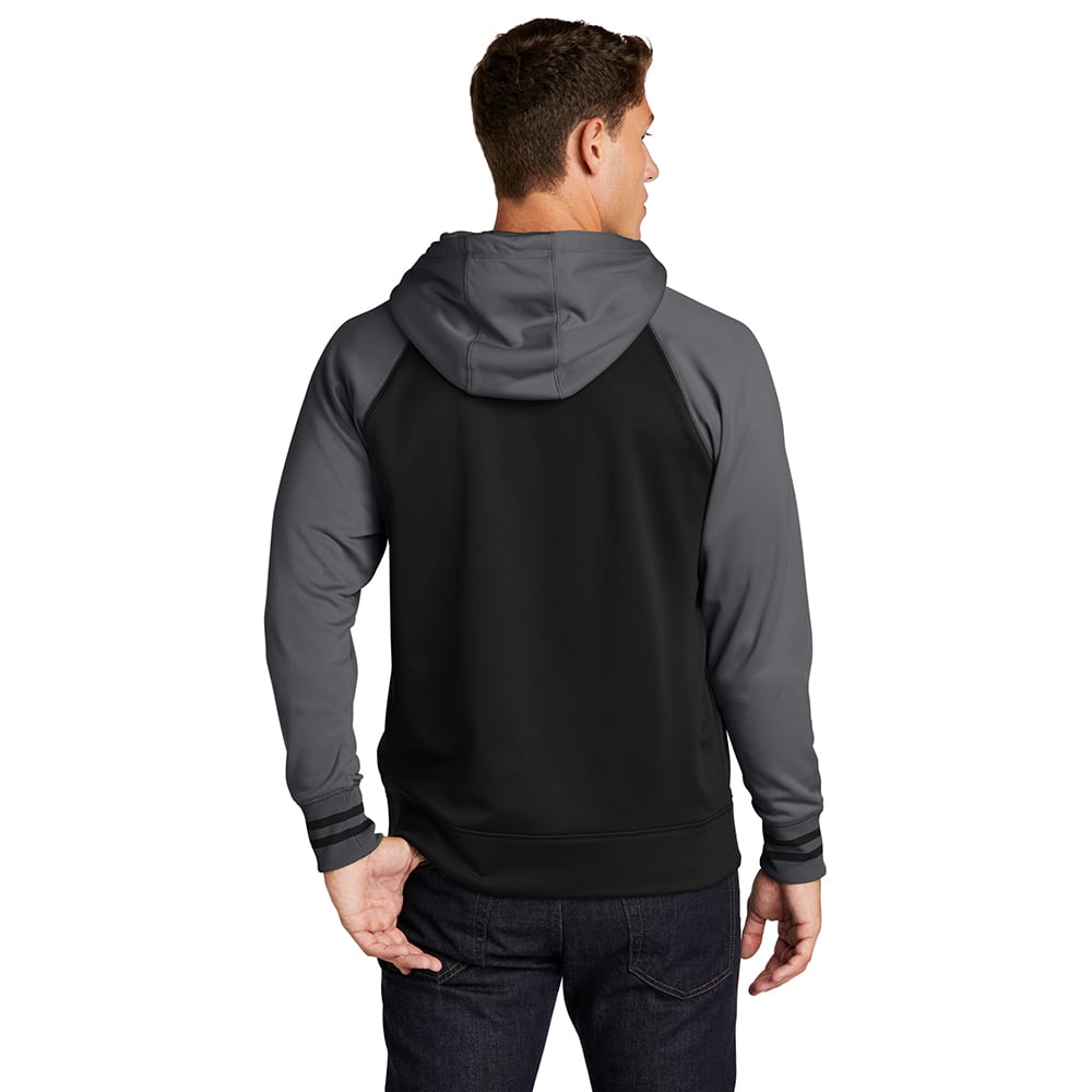 Sport - Tek ST236 Sport - Wick Colorblock Full - Zip Fleece Hooded Jacket - Gorvex.com