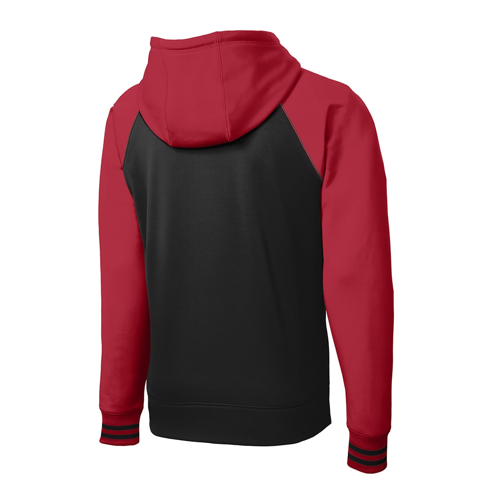 Sport - Tek ST236 Sport - Wick Colorblock Full - Zip Fleece Hooded Jacket - Gorvex.com