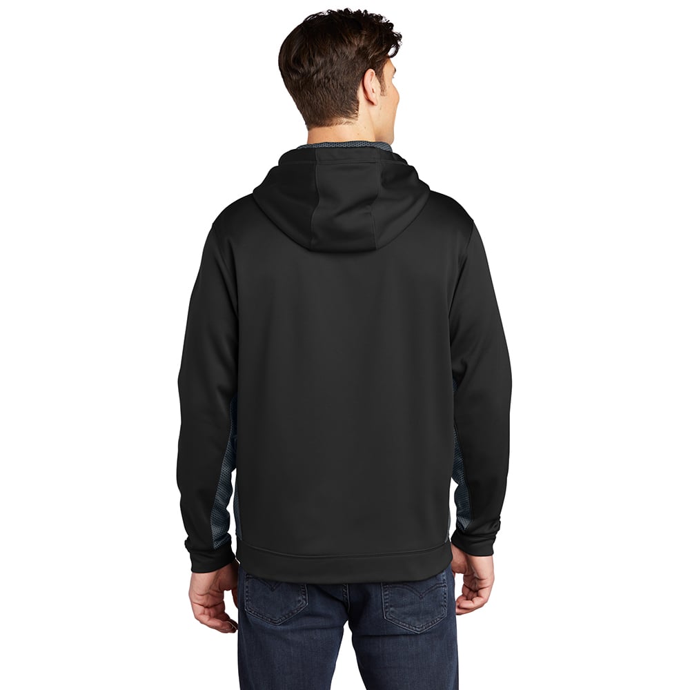 Sport - Tek ST239 Sport - Wick CamoHex Colorblock Fleece Hooded Pullover - Gorvex.com
