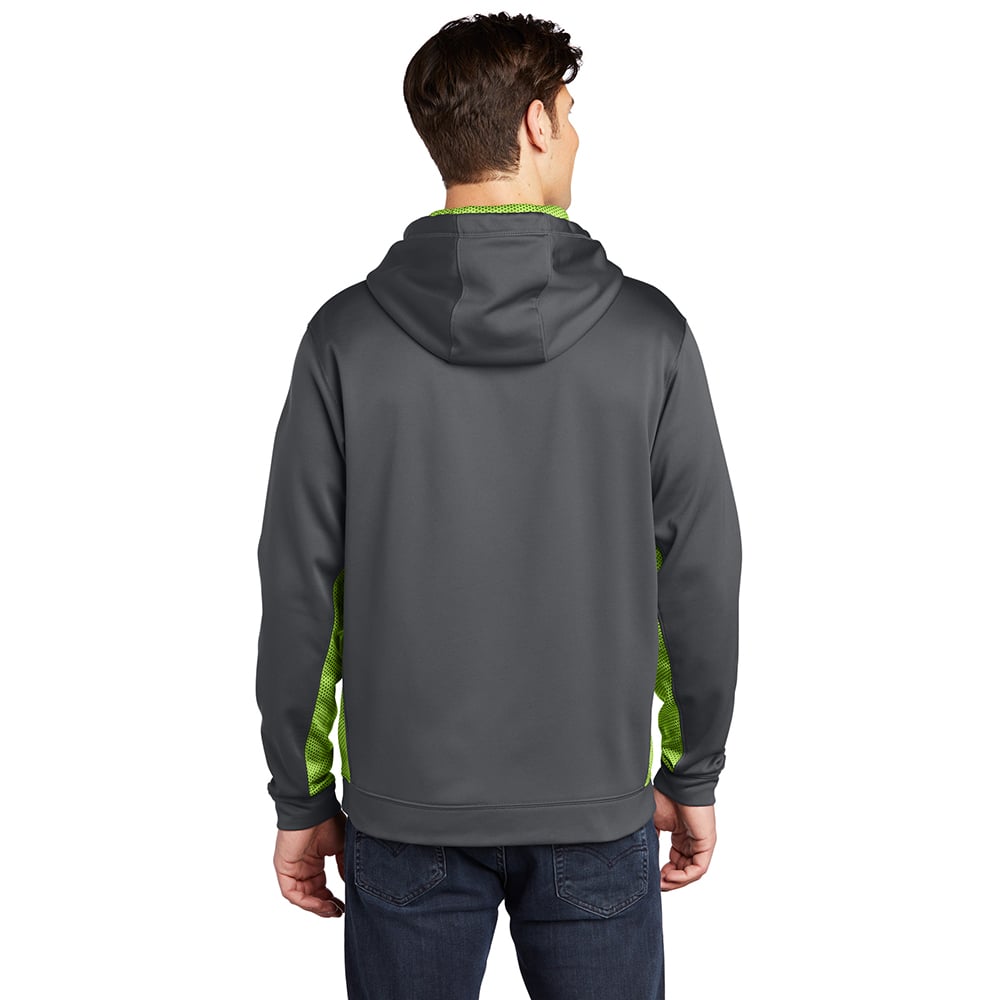 Sport - Tek ST239 Sport - Wick CamoHex Colorblock Fleece Hooded Pullover - Gorvex.com