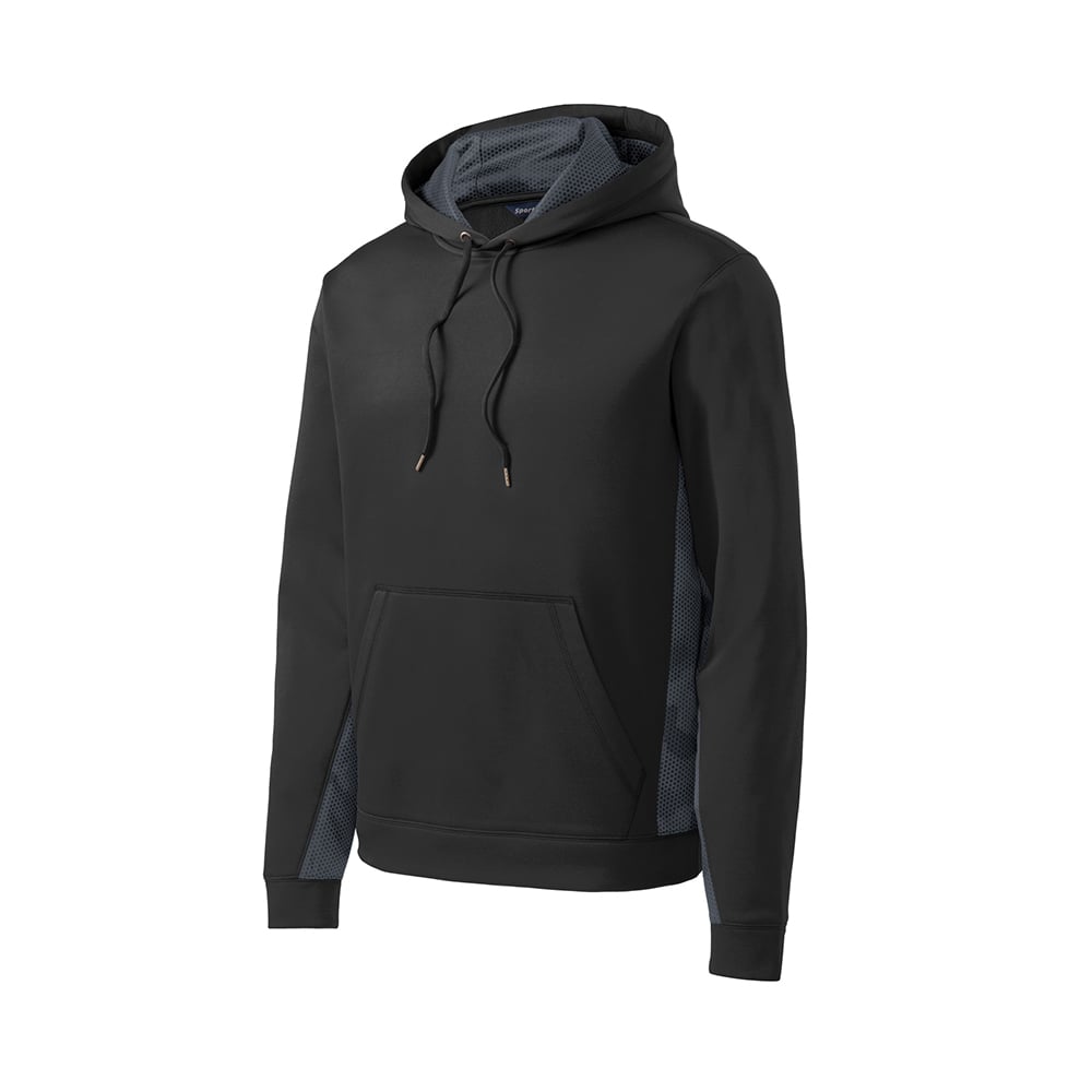 Sport - Tek ST239 Sport - Wick CamoHex Colorblock Fleece Hooded Pullover - Gorvex.com