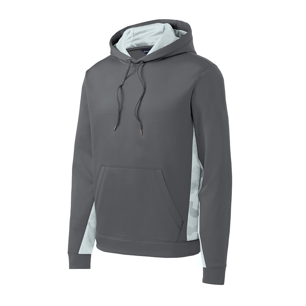 Sport - Tek ST239 Sport - Wick CamoHex Colorblock Fleece Hooded Pullover - Gorvex.com