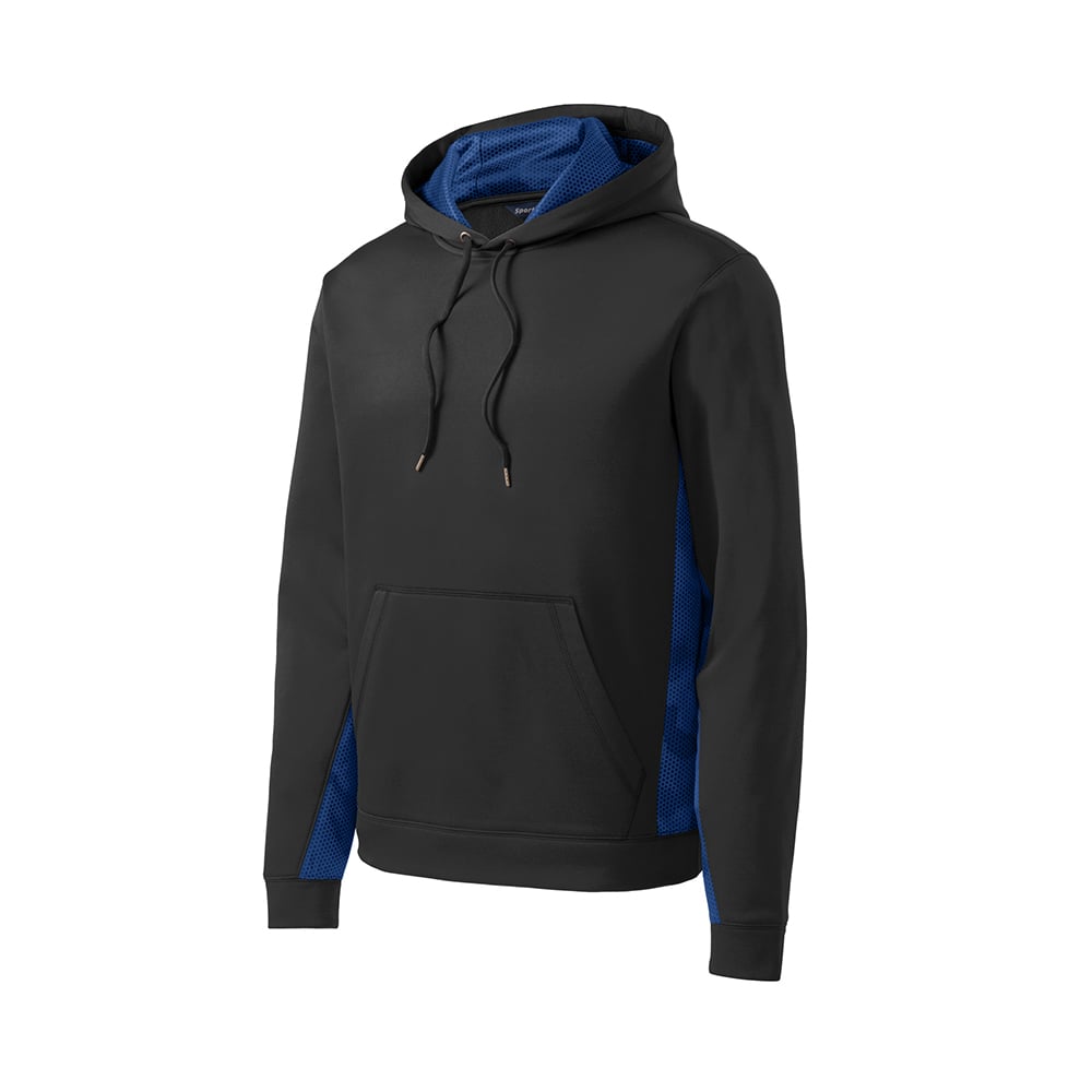 Sport - Tek ST239 Sport - Wick CamoHex Colorblock Fleece Hooded Pullover - Gorvex.com