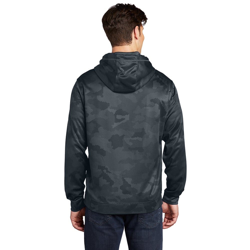Sport - Tek ST240 Sport - Wick CamoHex Fleece Hooded Pullover with Pocket - Gorvex.com