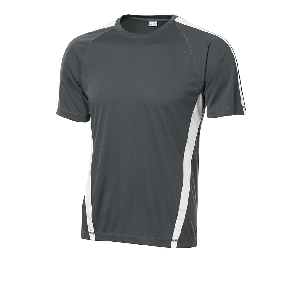 Sport - Tek ST351 PosiCharge Men's Colorblock Competitor T-Shirt - Gorvex.com