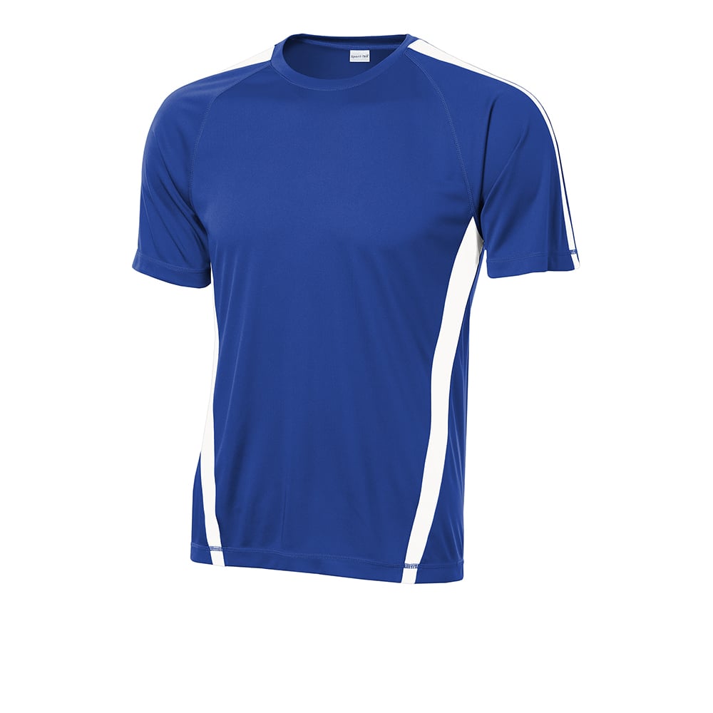 Sport - Tek ST351 PosiCharge Men's Colorblock Competitor T-Shirt - Gorvex.com