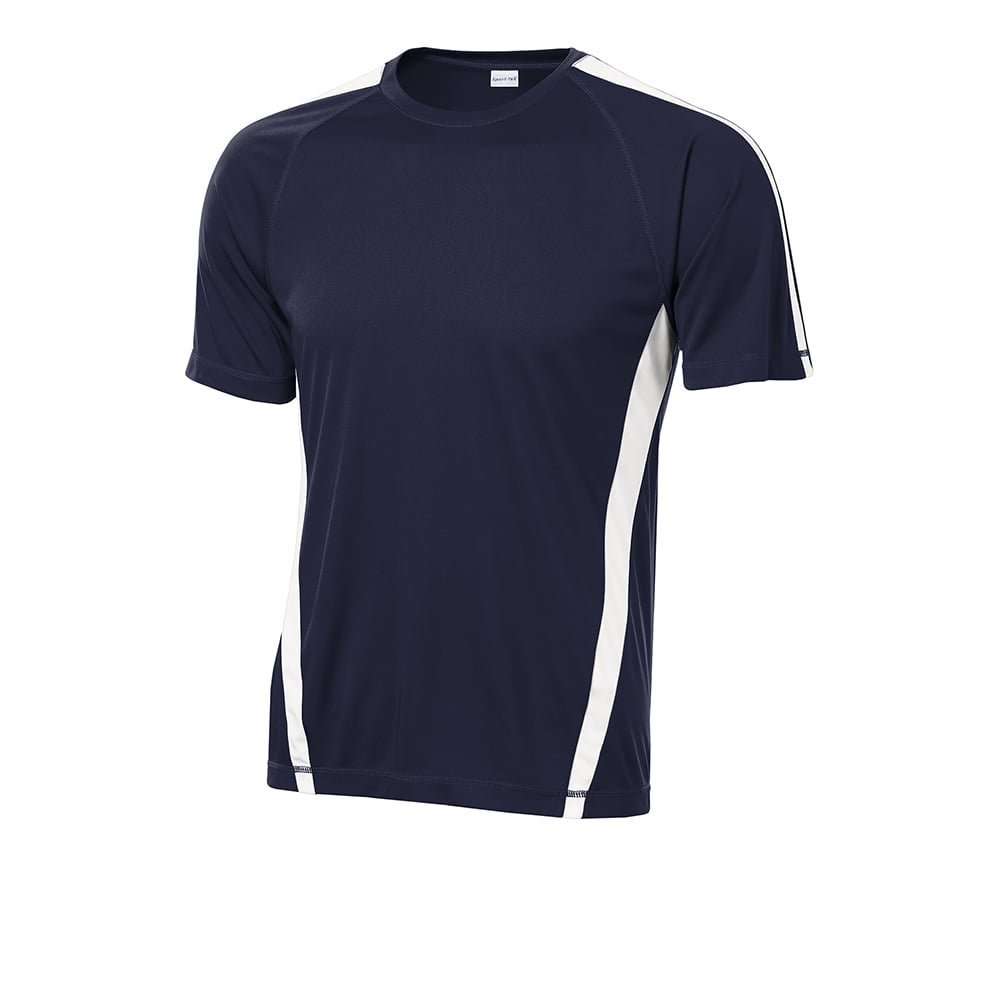 Sport - Tek ST351 PosiCharge Men's Colorblock Competitor T-Shirt - Gorvex.com