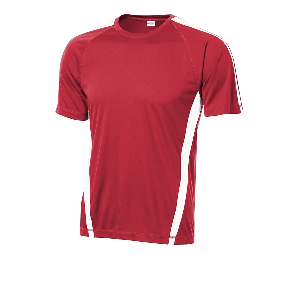 Sport - Tek ST351 PosiCharge Men's Colorblock Competitor T-Shirt - Gorvex.com