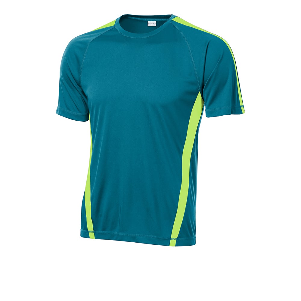 Sport - Tek ST351 PosiCharge Men's Colorblock Competitor T-Shirt - Gorvex.com