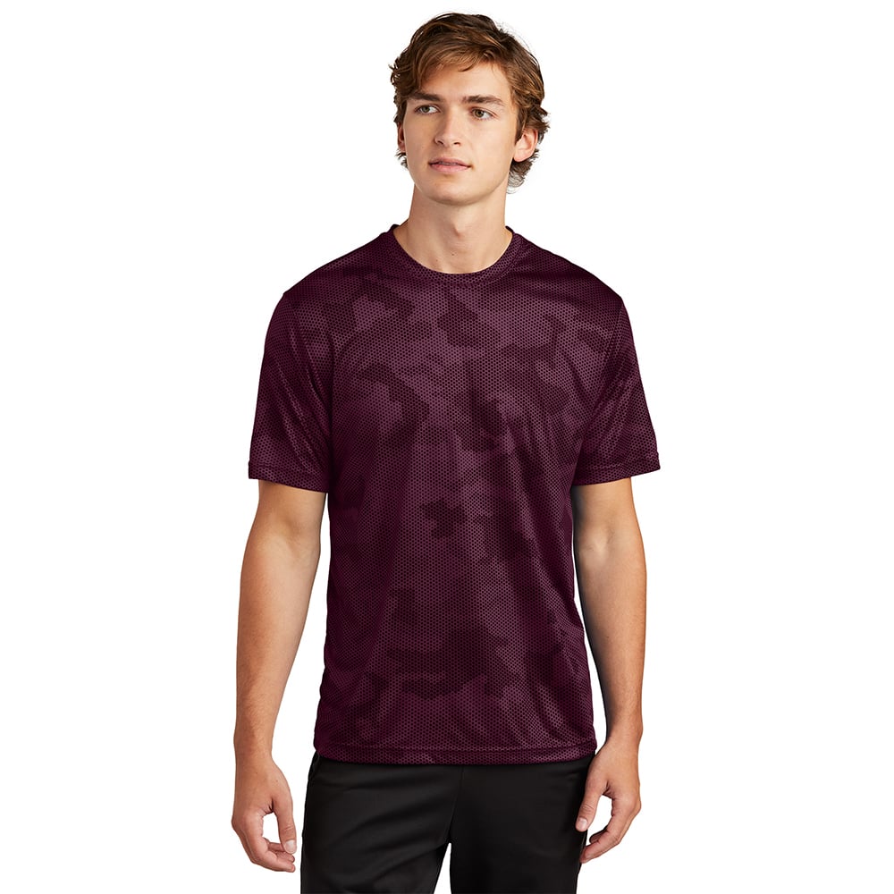 Sport - Tek ST370 CamoHex Crew Neck T-Shirt - Gorvex.com