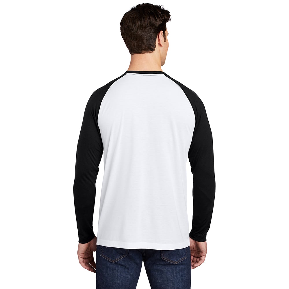 Sport - Tek ST400LS PosiCharge Tri - Blend Long Sleeve Raglan T-Shirt - Gorvex.com