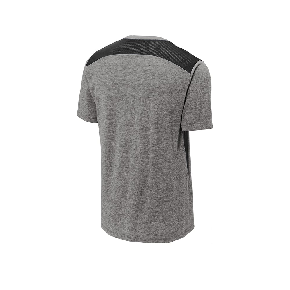 Sport - Tek ST410 PosiCharge Tri - Blend Two - Tone Short Sleeve T-Shirt - Gorvex.com