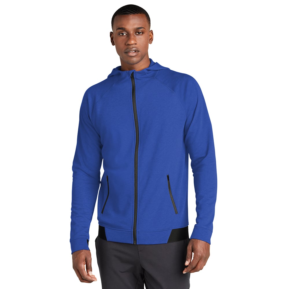 Sport - Tek ST570 PosiCharge Strive Full Zip Hooded Sweatshirt - Gorvex.com
