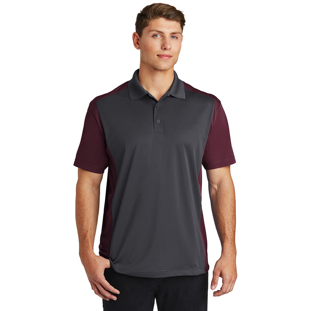 Sport - Tek ST652 Sport - Wick Colorblock Micropique Polo - Gorvex.com