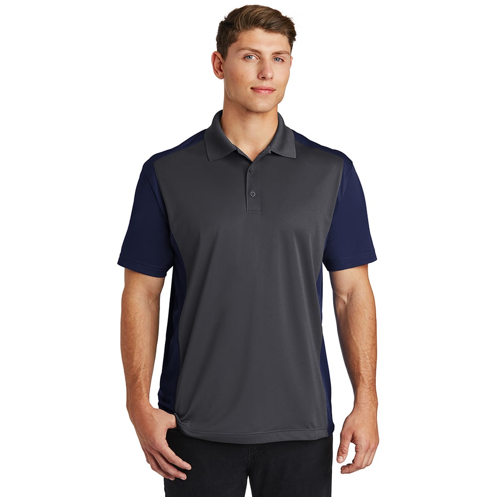 Sport - Tek ST652 Sport - Wick Colorblock Micropique Polo - Gorvex.com