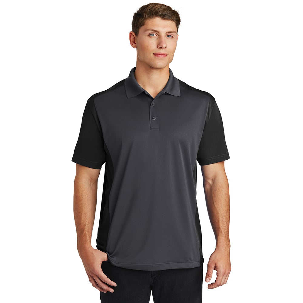 Sport - Tek ST652 Sport - Wick Colorblock Micropique Polo - Gorvex.com