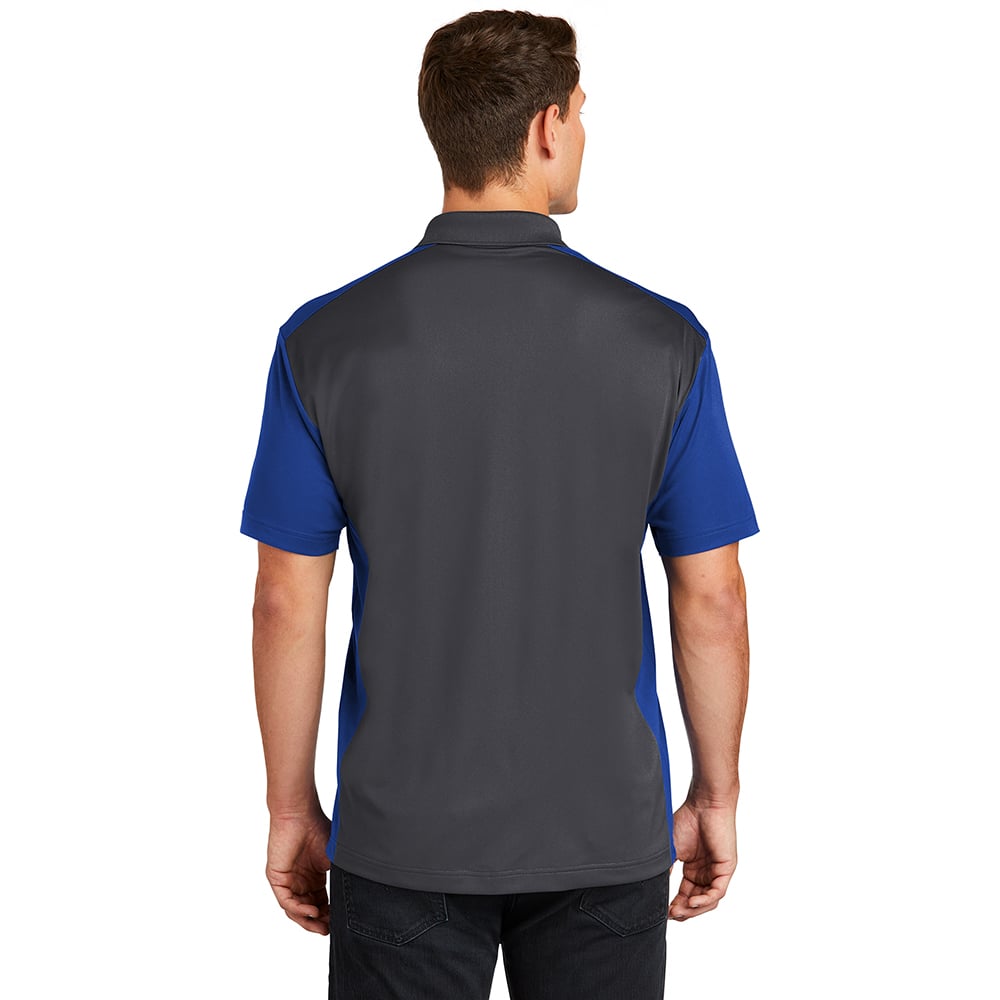 Sport - Tek ST652 Sport - Wick Colorblock Micropique Polo - Gorvex.com