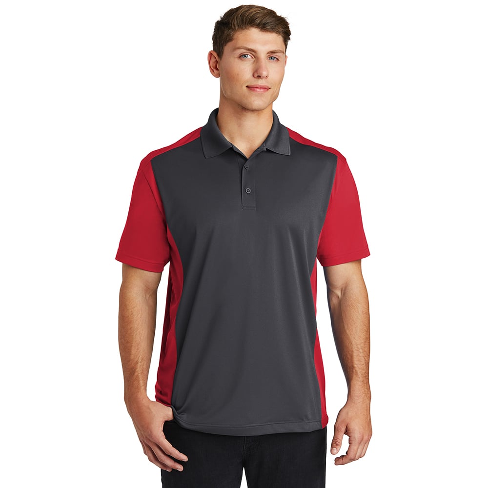 Sport - Tek ST652 Sport - Wick Colorblock Micropique Polo - Gorvex.com