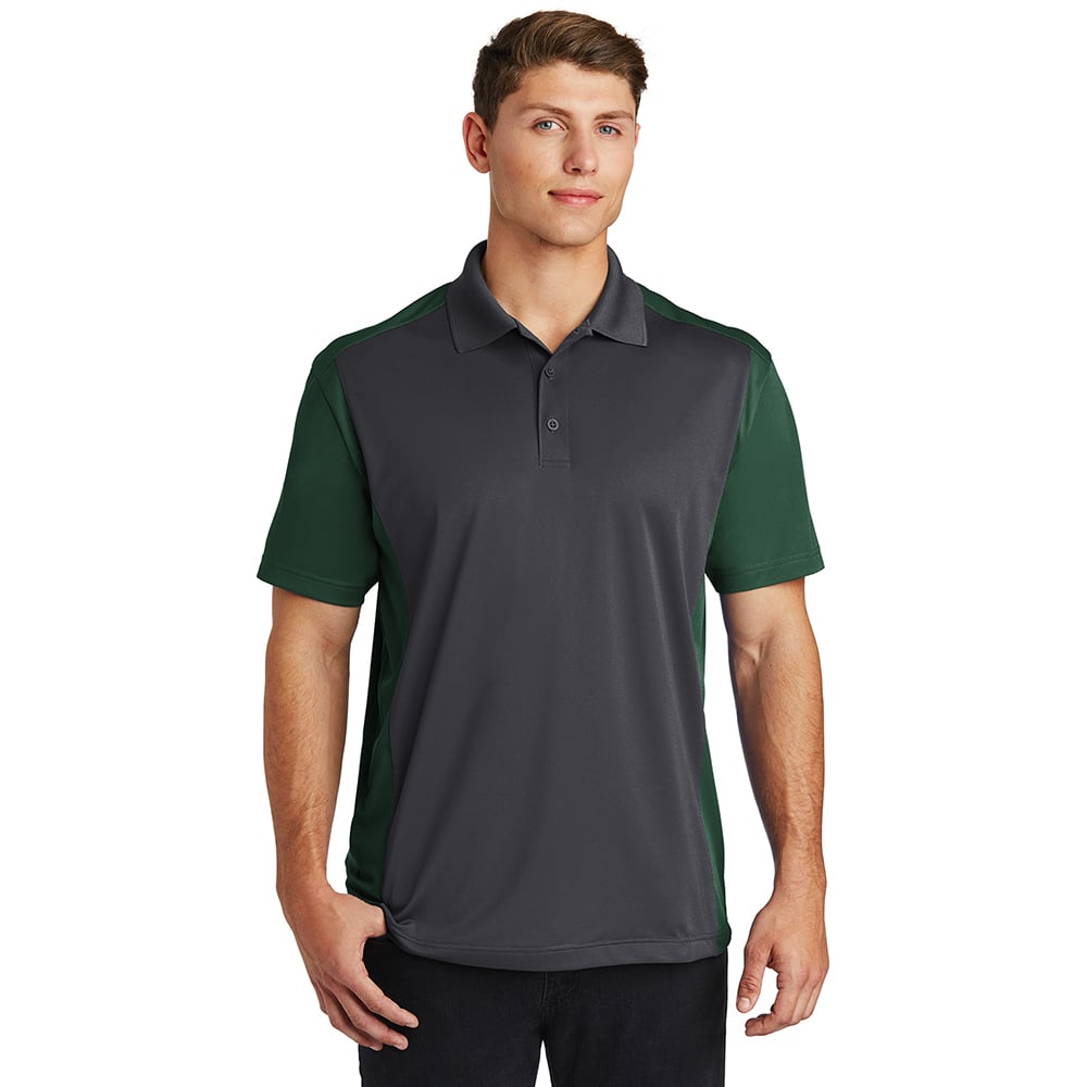 Sport - Tek ST652 Sport - Wick Colorblock Micropique Polo - Gorvex.com