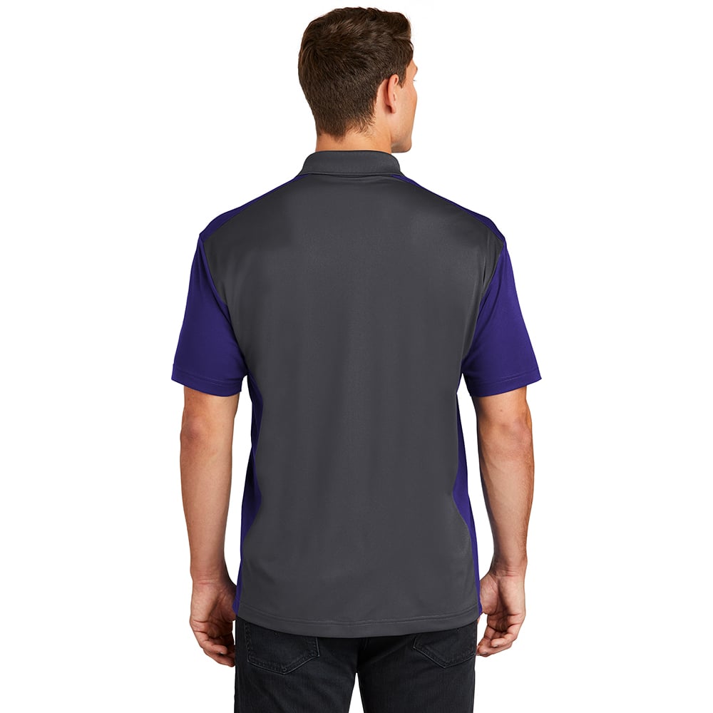 Sport - Tek ST652 Sport - Wick Colorblock Micropique Polo - Gorvex.com