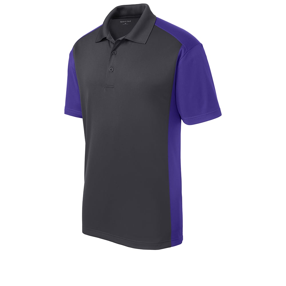 Sport - Tek ST652 Sport - Wick Colorblock Micropique Polo - Gorvex.com