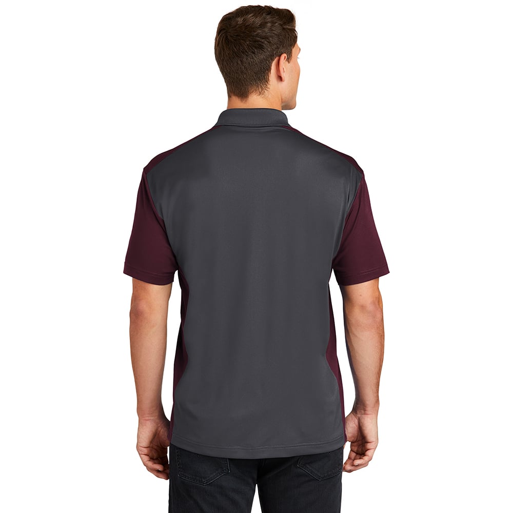 Sport - Tek ST652 Sport - Wick Colorblock Micropique Polo - Gorvex.com