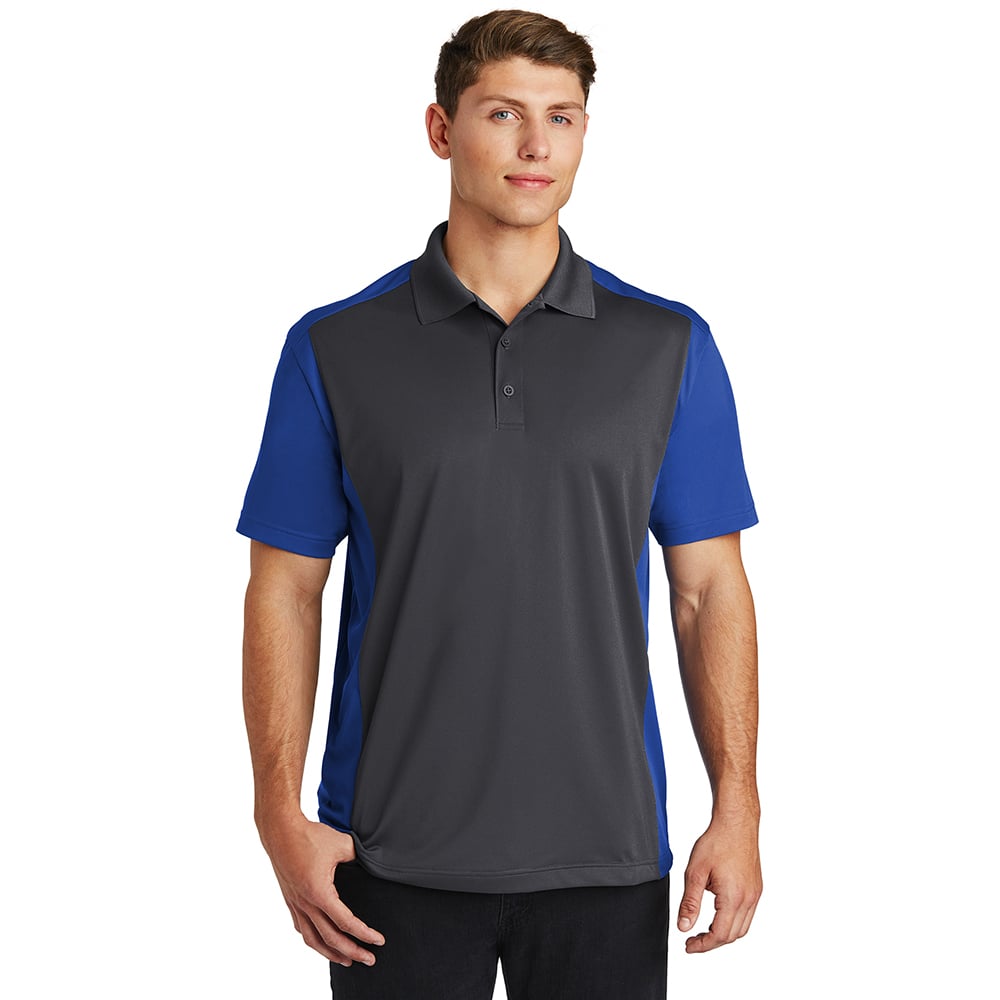 Sport - Tek ST652 Sport - Wick Colorblock Micropique Polo - Gorvex.com