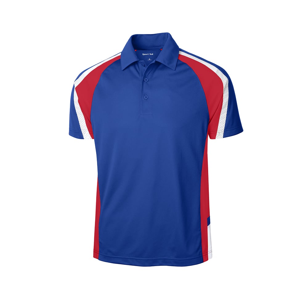 Sport - Tek ST654 Sport - Wick Raglan Tricolor Micropique Polo - Gorvex.com