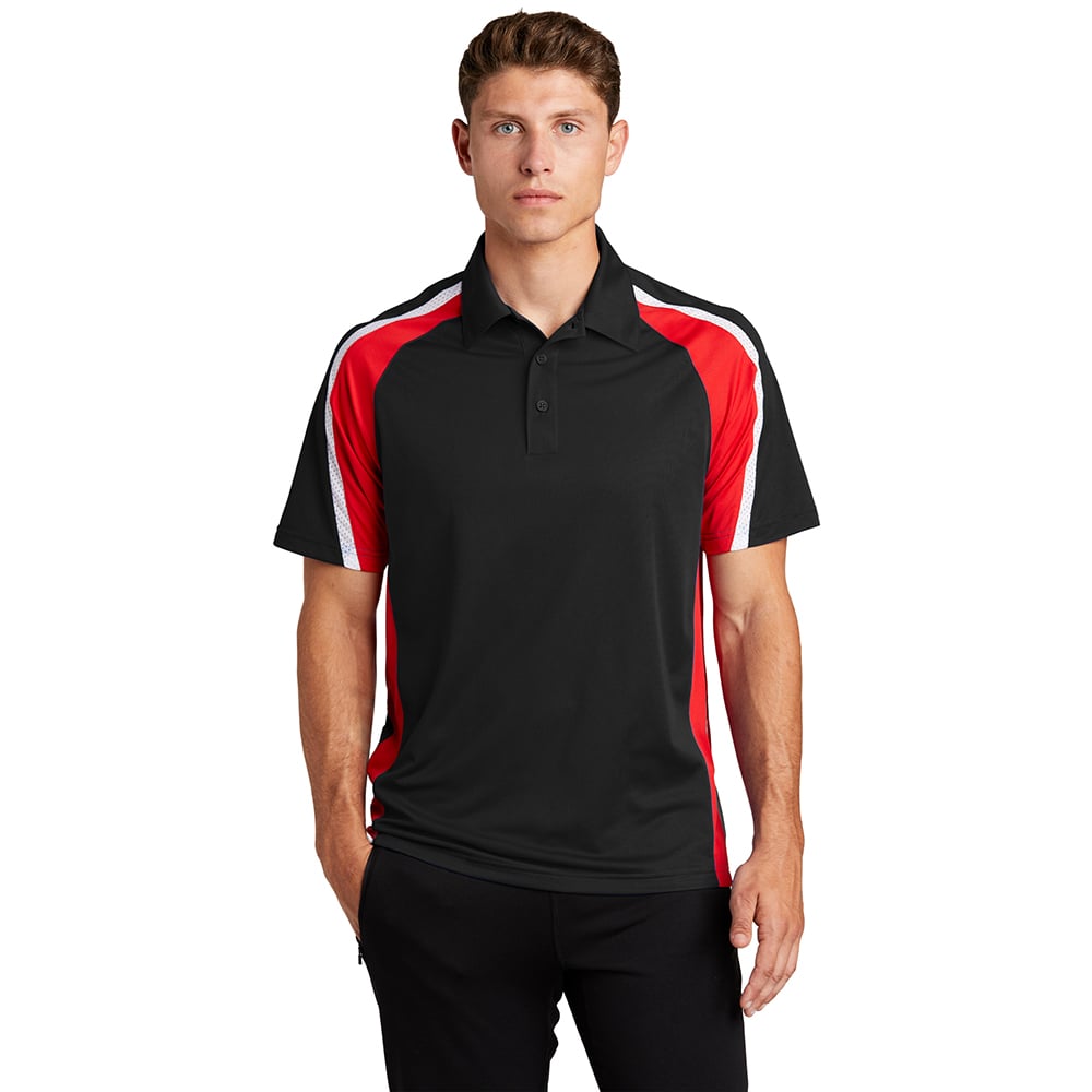 Sport - Tek ST654 Sport - Wick Raglan Tricolor Micropique Polo - Gorvex.com