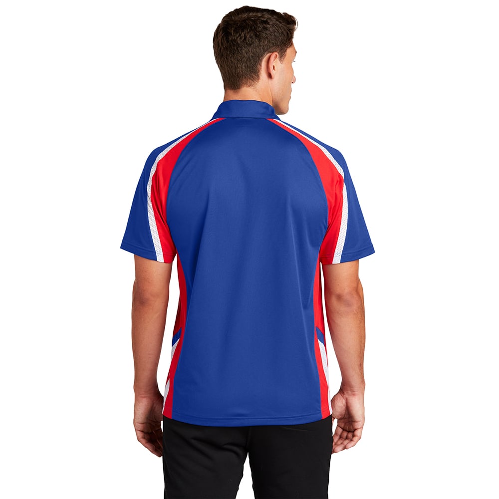 Sport - Tek ST654 Sport - Wick Raglan Tricolor Micropique Polo - Gorvex.com